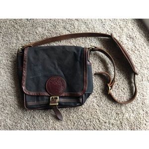 Duluth Pack black leather/fabric purse